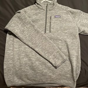 Size XL grey Patagonia Quarter zip lightly worn